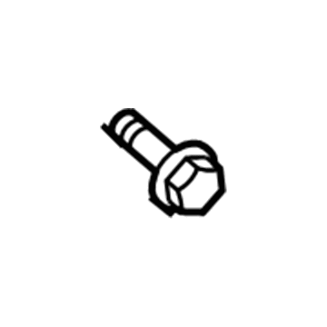 Dodge 6036591AA Outer Belt Assembly Upper Bolt