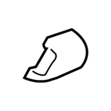 Dodge 5HF07BD1AE Outer Belt Assembly Cover