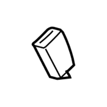 Dodge 5KJ841DVAB Center Buckle