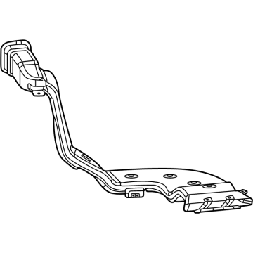 Dodge 68597703AA Floor Duct