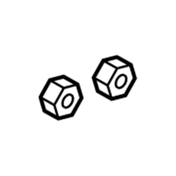 Dodge 6101678 Bumper Bracket Nut