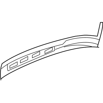 Dodge 55077971AA Air Deflector