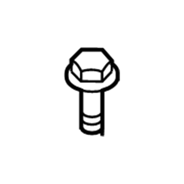 Mopar 5161856AB License Bracket Screw, Rear Mopar 5161856AB License Bracket Screw, Rear