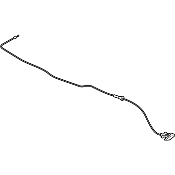 Dodge 68032581AE Release Cable