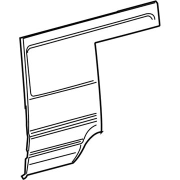 Dodge 5121941AA Rear Outer Panel