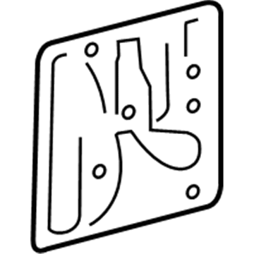 Dodge 55077314AH Bumper Bracket