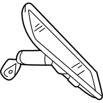 Dodge 4696545AB Mirror Inside