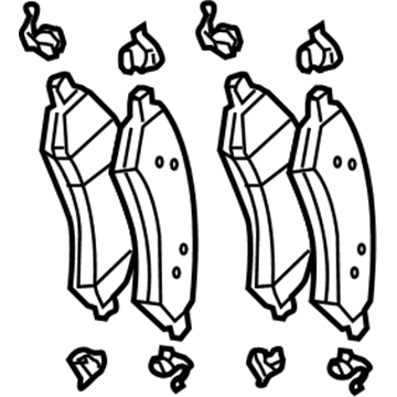 Ram 68334862AB Brake Pads