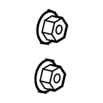 Jeep 6101831 Upper Hinge Nut