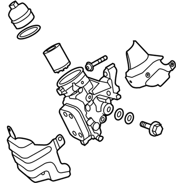 Jeep Oil Filter Housing - 68189842AA