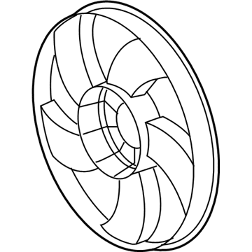 Dodge 68031871AA Fan Blade