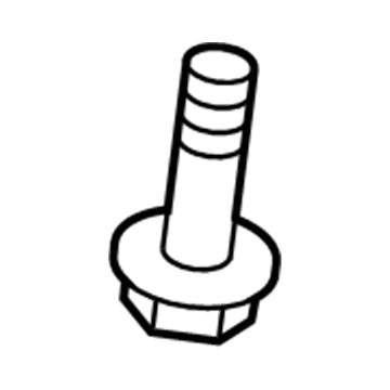 Jeep 6104289AA Bolt-Hexagon Flange Head
