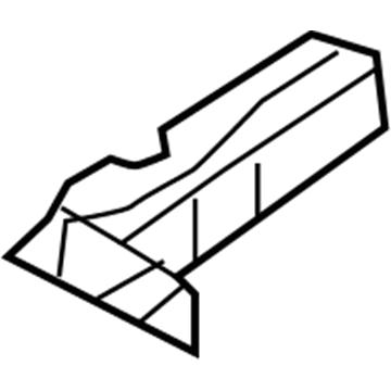 Dodge 68032354AC Front Side Rail