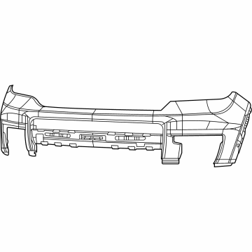 Jeep 68538437AA Bumper Cover