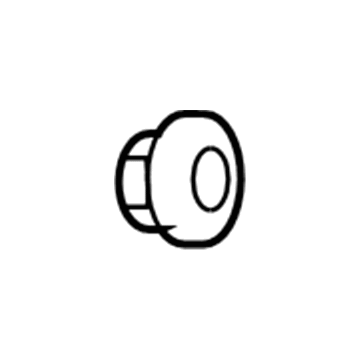 Jeep 6100840 License Bracket Nut