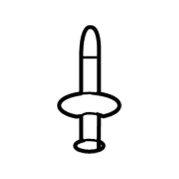 Chrysler 6500911 Splash Shield Rivet