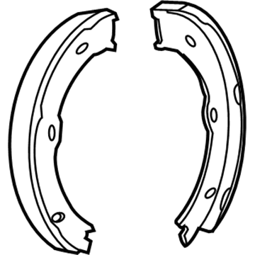 2009 Dodge Sprinter 2500 Parking Brake Shoe - 68019140AB
