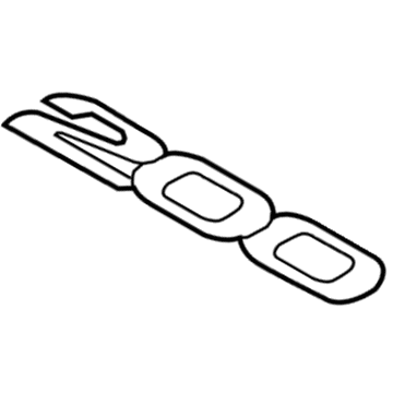 Mopar 68146414AA Nameplate, Rear Mopar 68146414AA Nameplate, Rear