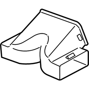 Jeep 55116814AA Floor Duct