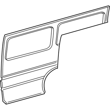 Dodge 5104223AA Rear Outer Panel