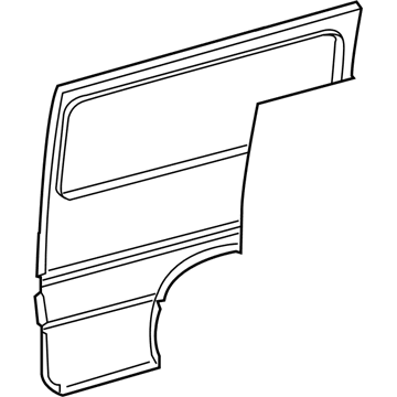 Dodge 5131167AA Rear Outer Panel