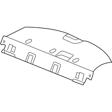 Dodge YK06BD5AD Package Tray Trim