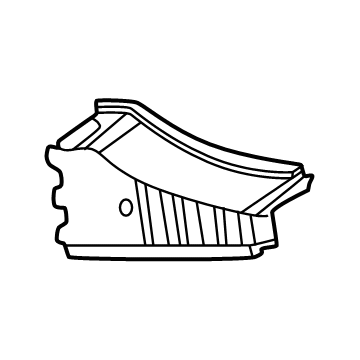 Mopar 68190165AA Rail Reinforcement, Driver Side