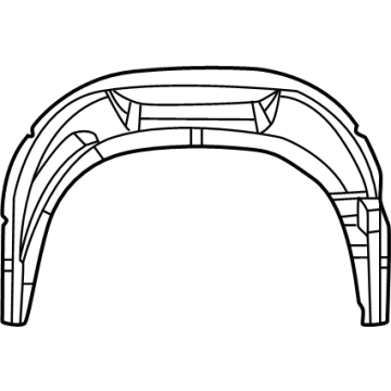 Mopar 68134057AA Outer Wheelhouse, Rear Driver Side Mopar 68134057AA Outer Wheelhouse, Rear Driver Side