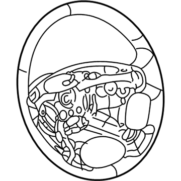 Chrysler Town & Country Steering Wheel - SA44ZP7AB