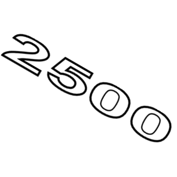 Dodge 55077331AB Nameplate