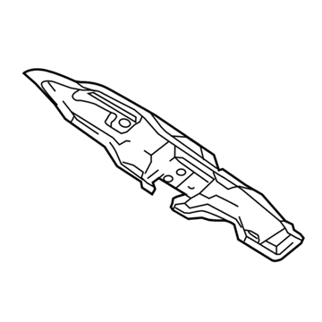 68599580AA Mopar Silencer - Fender To Hinge Pillar Illustration 1 of 1