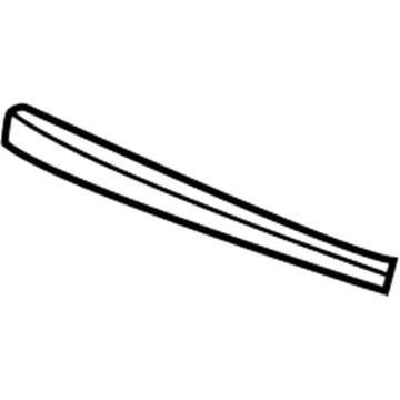Dodge 5054704AC Upper Weatherstrip