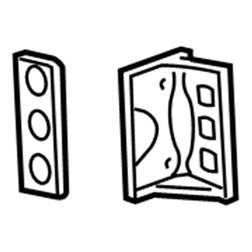 Chrysler 5097495AA Hinge Plate