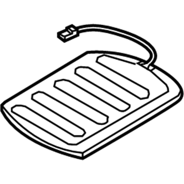 Ram 68125282AA Seat Cushion Heater