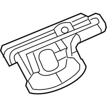 2010 Chrysler Sebring Exhaust Heat Shield - 4892078AC