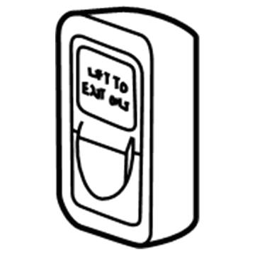 Dodge 4883571AA Release Handle