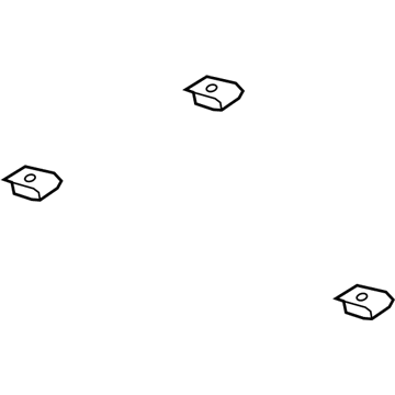 Mopar 6512316AA Jack Nut, Front