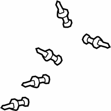 Jeep 5116530AA Fender Liner Retainer