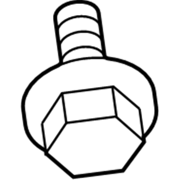 Dodge 6102400AA Transmission Mount Bracket Bolt