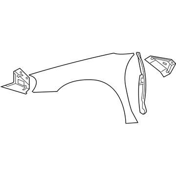 2003 Chrysler Sebring Fender - 5018848AB