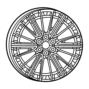 Jeep 4755413AA Wheel, Alloy