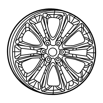 Jeep 4755412AB Wheel, Alloy