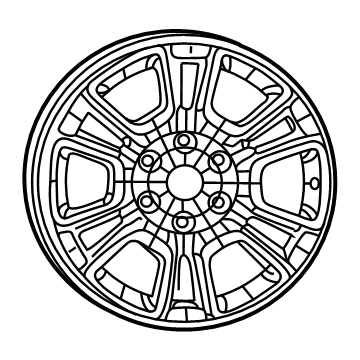 Jeep 4755405AA Wheel, Alloy