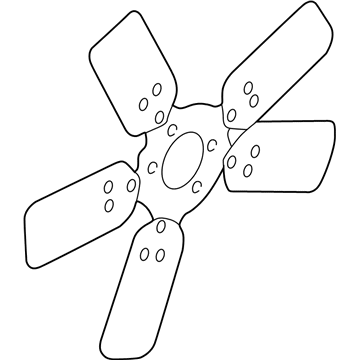 Dodge 52028916AC Fan Blade