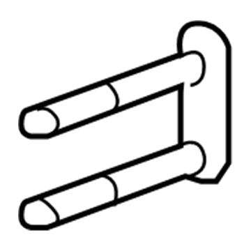 Chrysler 55077696AA Reinforcement Beam Lower Retainer