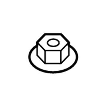 Dodge 6505297AA Scuff Plate Nut