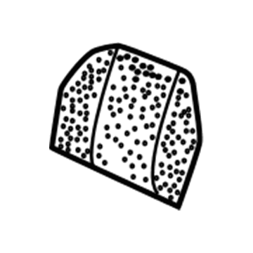 Dodge MR457667 Seat Back Pad
