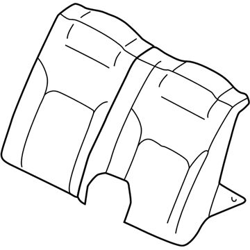 Dodge MR966426YB Seat Back Cover