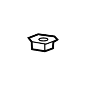 Dodge 6508586AA Underbody Shield Nut