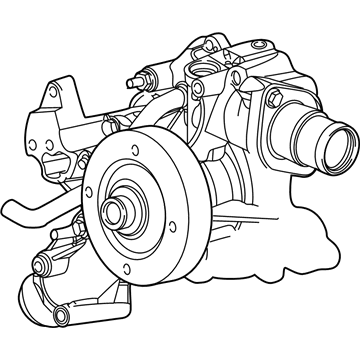 Dodge 68382494AA Water Pump Assembly